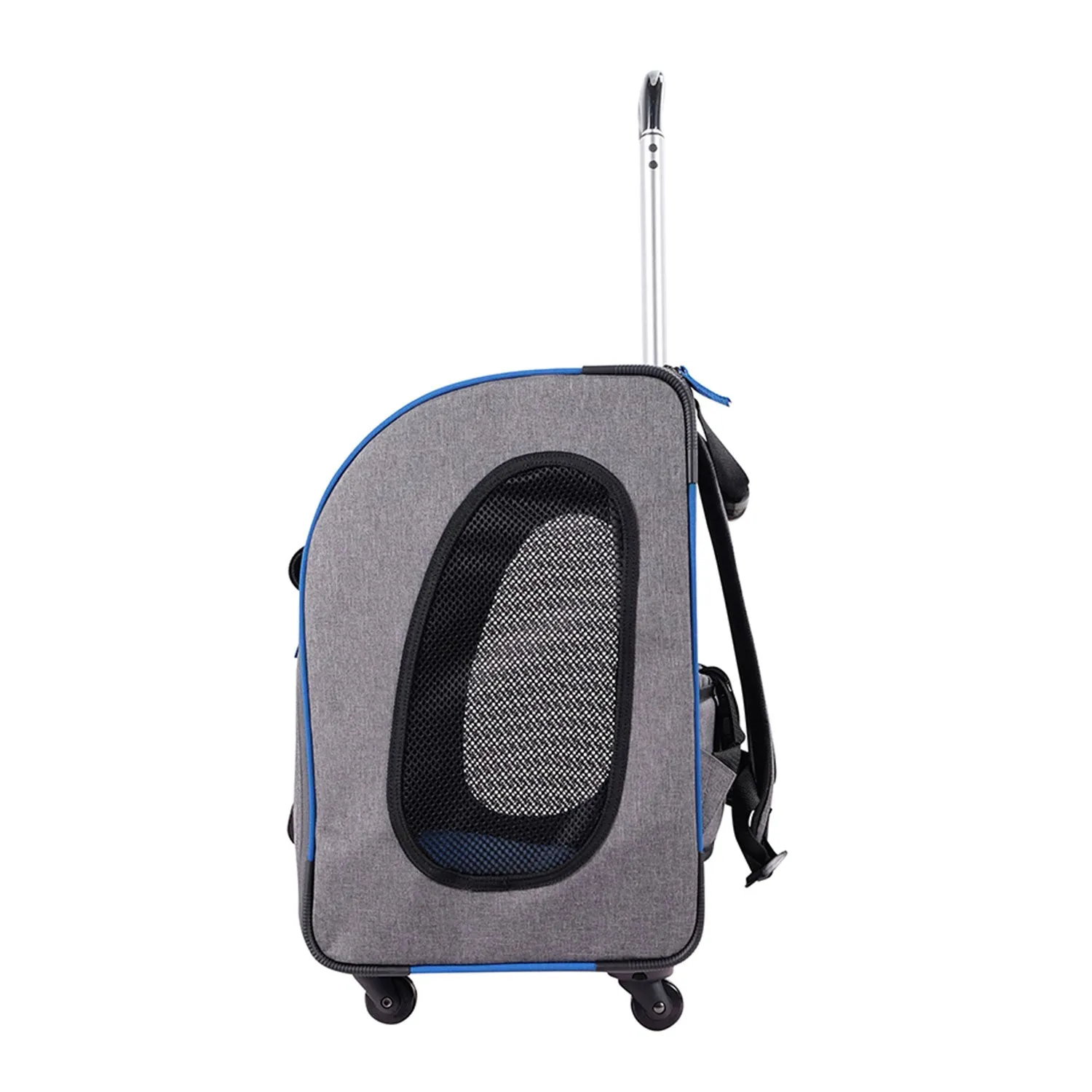 Ibiyaya New Liso Backpack Parallel Pet Trolley Slate / Sapphire